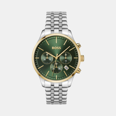 Avery Men Quartz Green Dial Chronograph Stainless Steel Watch 1514159