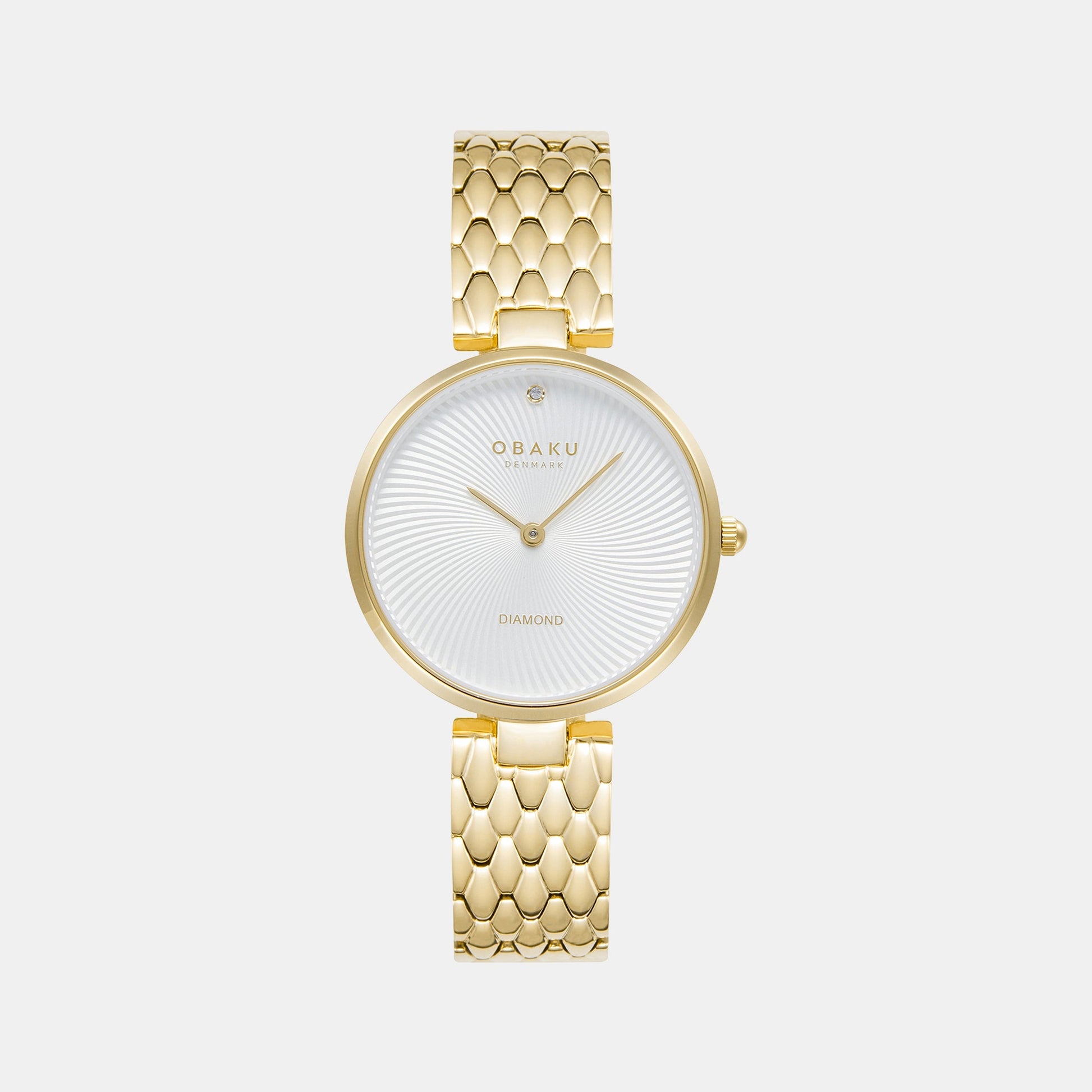 Diamant Women Quartz Silver Dial Analog Stainless Steel Watch V256LXGISG