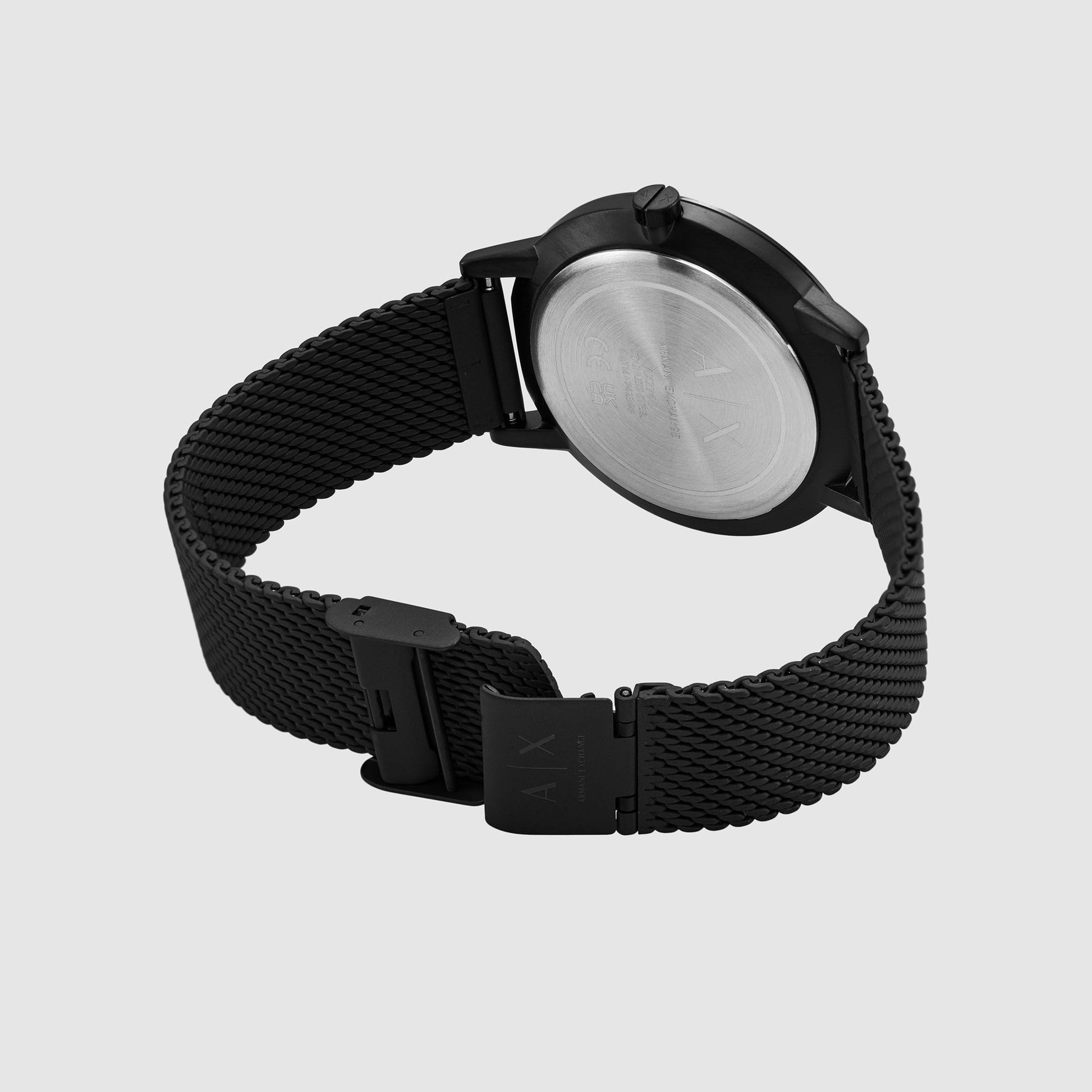 Cayde Men Quartz Black Dial Analog Stainless Steel Watch AX2760