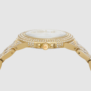 Camille Women Quartz White Dial Analog Stainless Steel Watch MK4800
