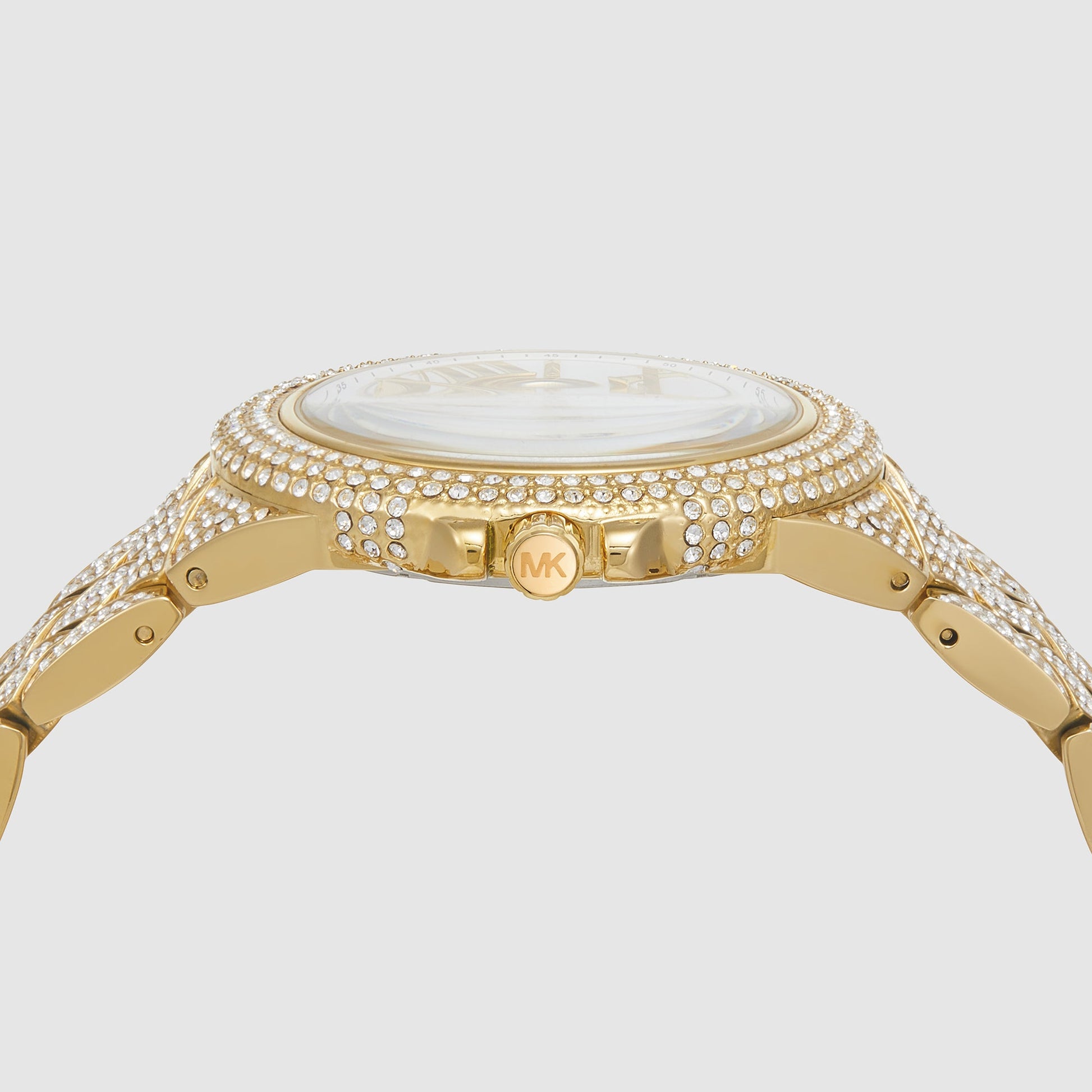 Camille Women Quartz White Dial Analog Stainless Steel Watch MK4800