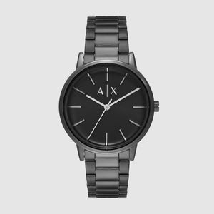 Cayde Men Quartz Black Dial Analog Stainless Steel Watch AX2761