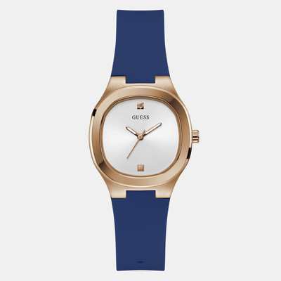 Eve Women Quartz White Dial Analog Silicone Watch GW0658L3
