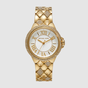 Camille Women Quartz White Dial Analog Stainless Steel Watch MK4801