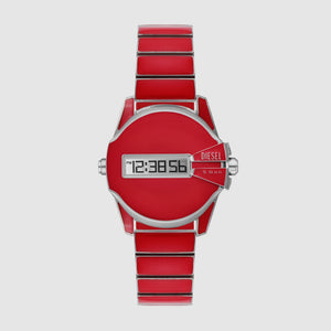 Baby Chief Men Quartz Positive Display Dial Analog Stainless Steel Watch DZ2192