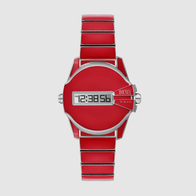 Baby Chief Men Quartz Positive Display Dial Analog Stainless Steel Watch DZ2192