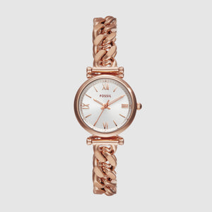 Carlie Women Quartz Silver Dial Analog Stainless Steel Watch ES5330