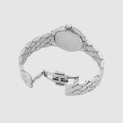 Camille Women Quartz White Dial Analog Stainless Steel Watch MK4804