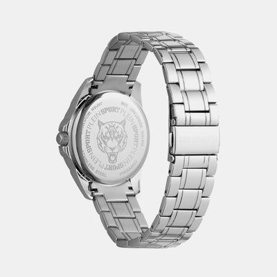 Glam Women Quartz Silver Dial Analog Stainless Steel Watch PSKBA0623