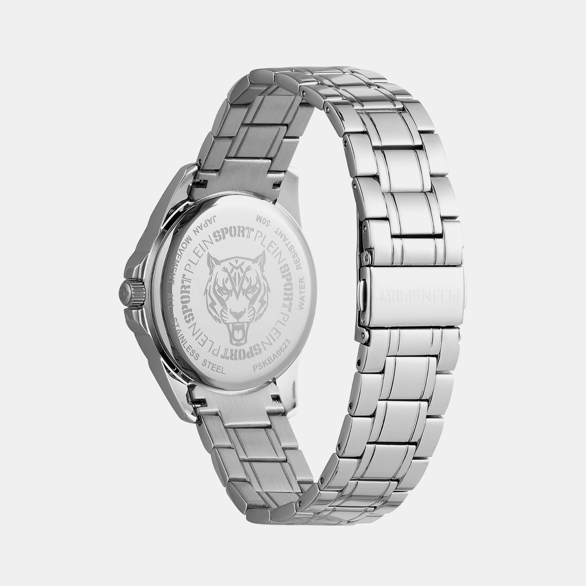 Glam Women Quartz Silver Dial Analog Stainless Steel Watch PSKBA0623