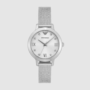 Cleo Women Quartz Silver Dial Analog Stainless Steel Watch AR11584