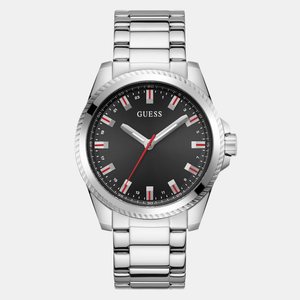Champ Men Quartz Black Dial Analog Stainless Steel Watch GW0718G1