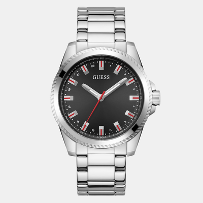 Champ Men Quartz Black Dial Analog Stainless Steel Watch GW0718G1