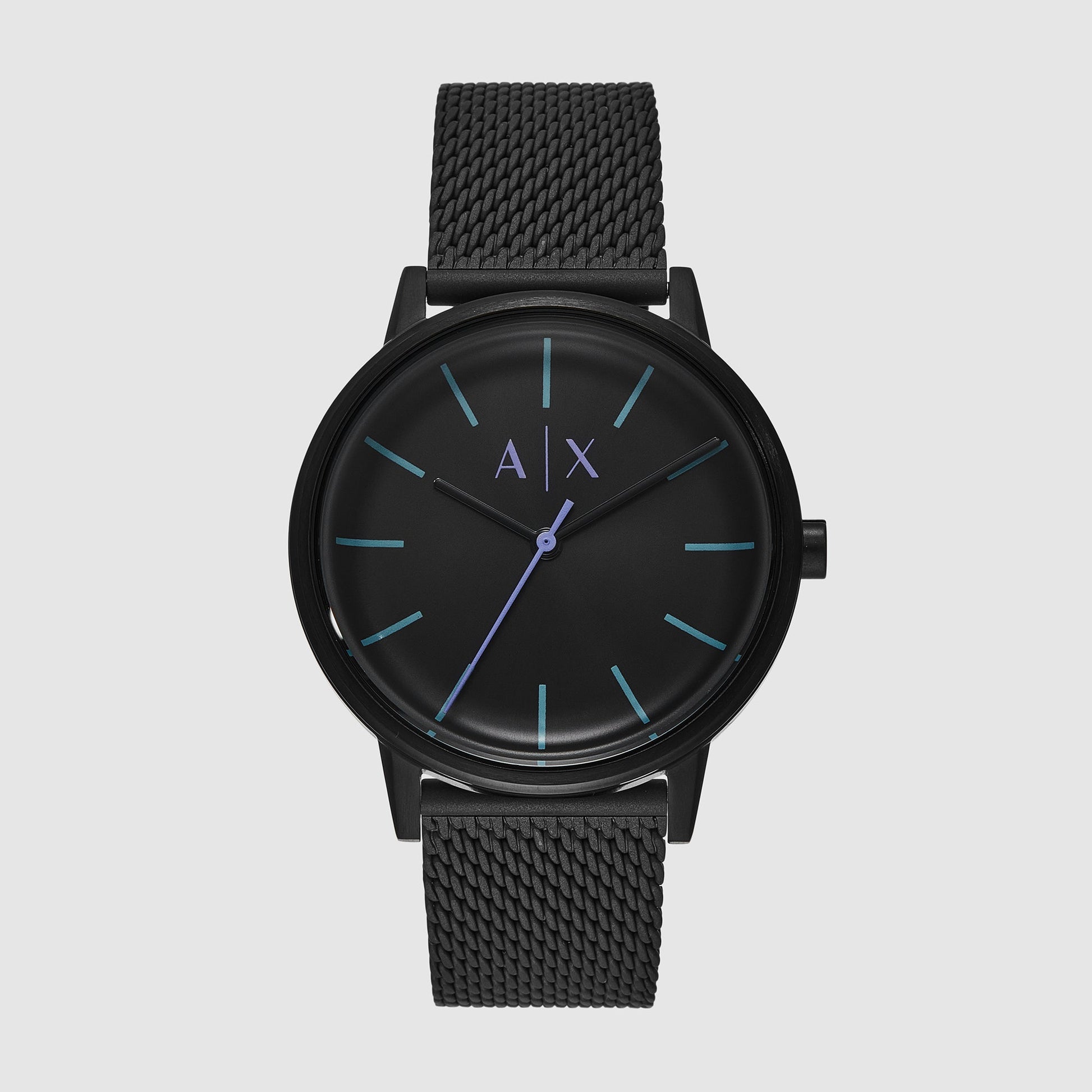Cayde Men Quartz Black Dial Analog Stainless Steel Watch AX2760