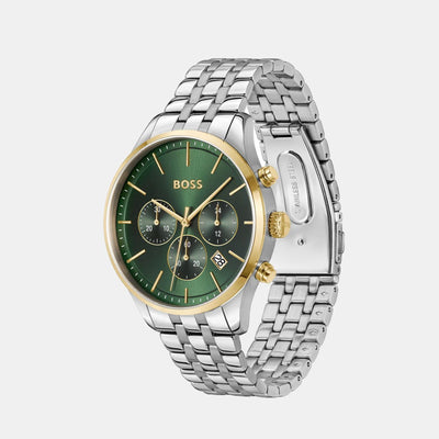 Avery Men Quartz Green Dial Chronograph Stainless Steel Watch 1514159