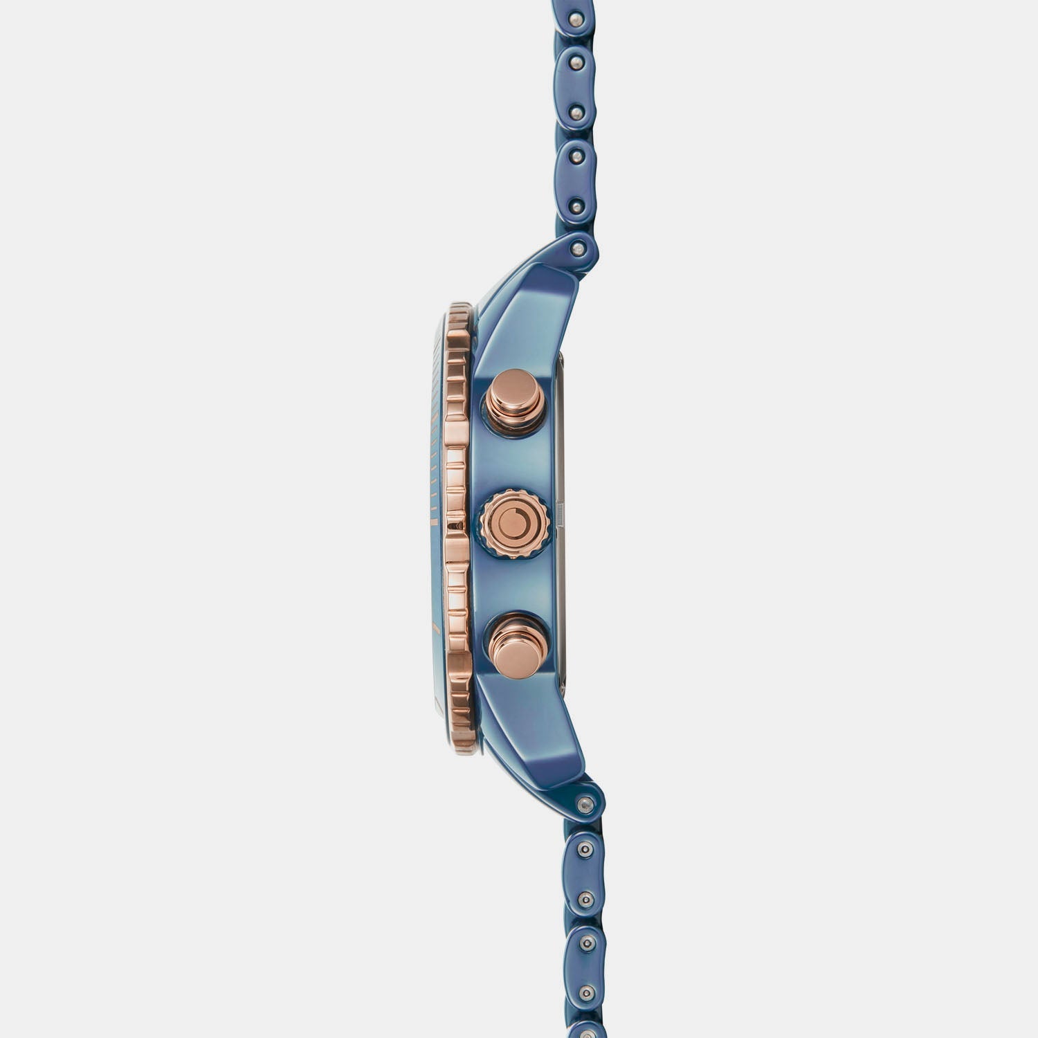 Falk Men Quartz Blue Dial Analog Ceramic Watch V278GCSLCL