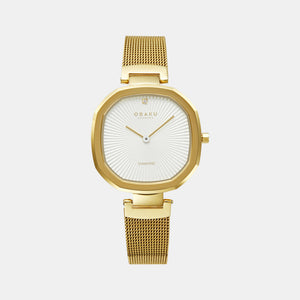 Brilliant Women Quartz Silver Dial Analog Stainless Steel Watch V277LXGIMG