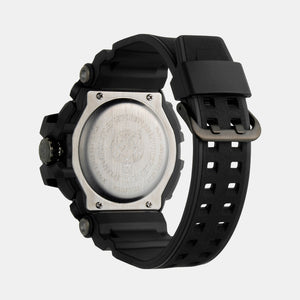 Combat Men Quartz Black Dial Analog-Digital Silicone Watch PSNBA0123