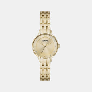 Anita Lille Women Quartz Gold Dial Analog Stainless Steel Watch SKW3127