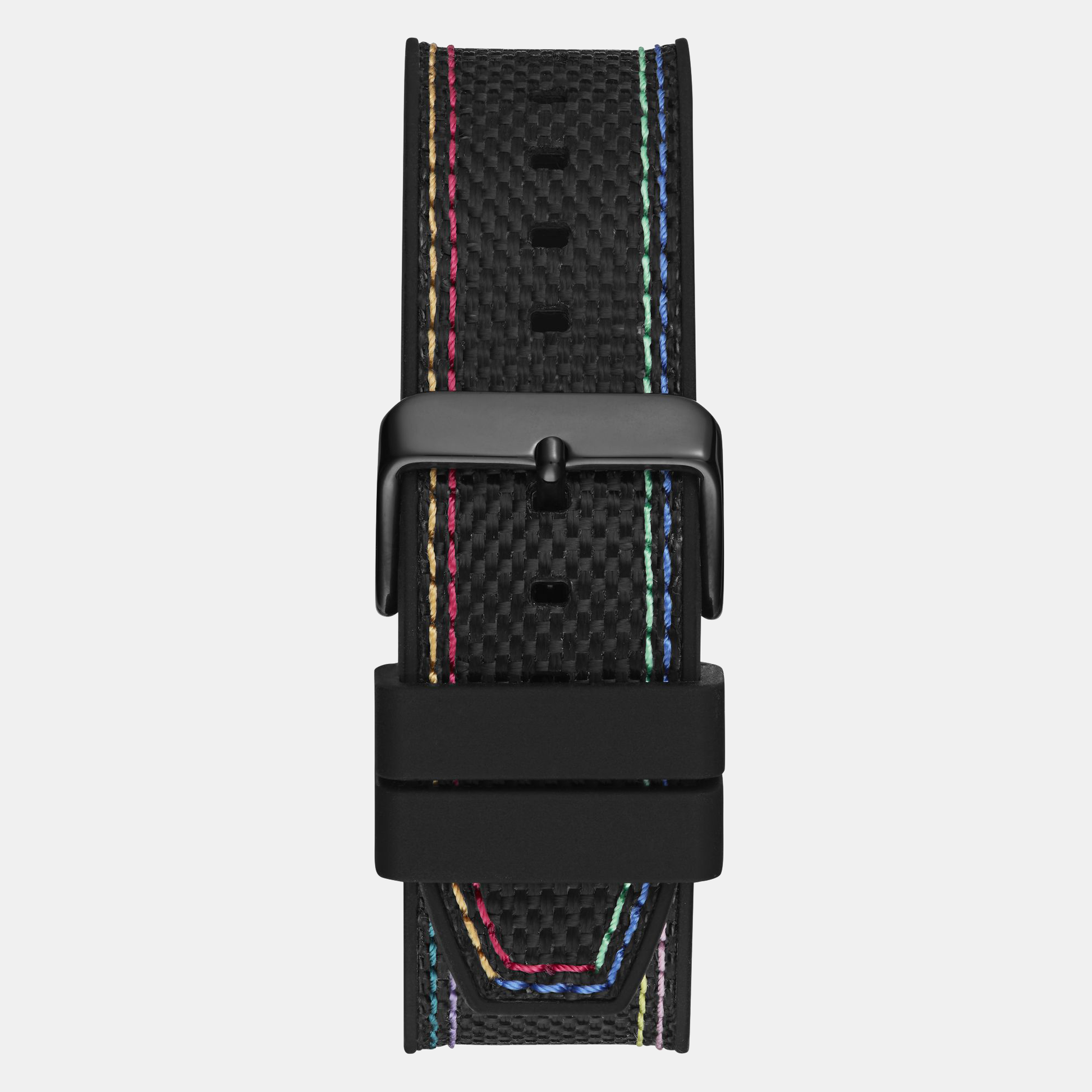 Guess Trend Men Quartz Black Dial Analog Silicone Watch GW0701G1
