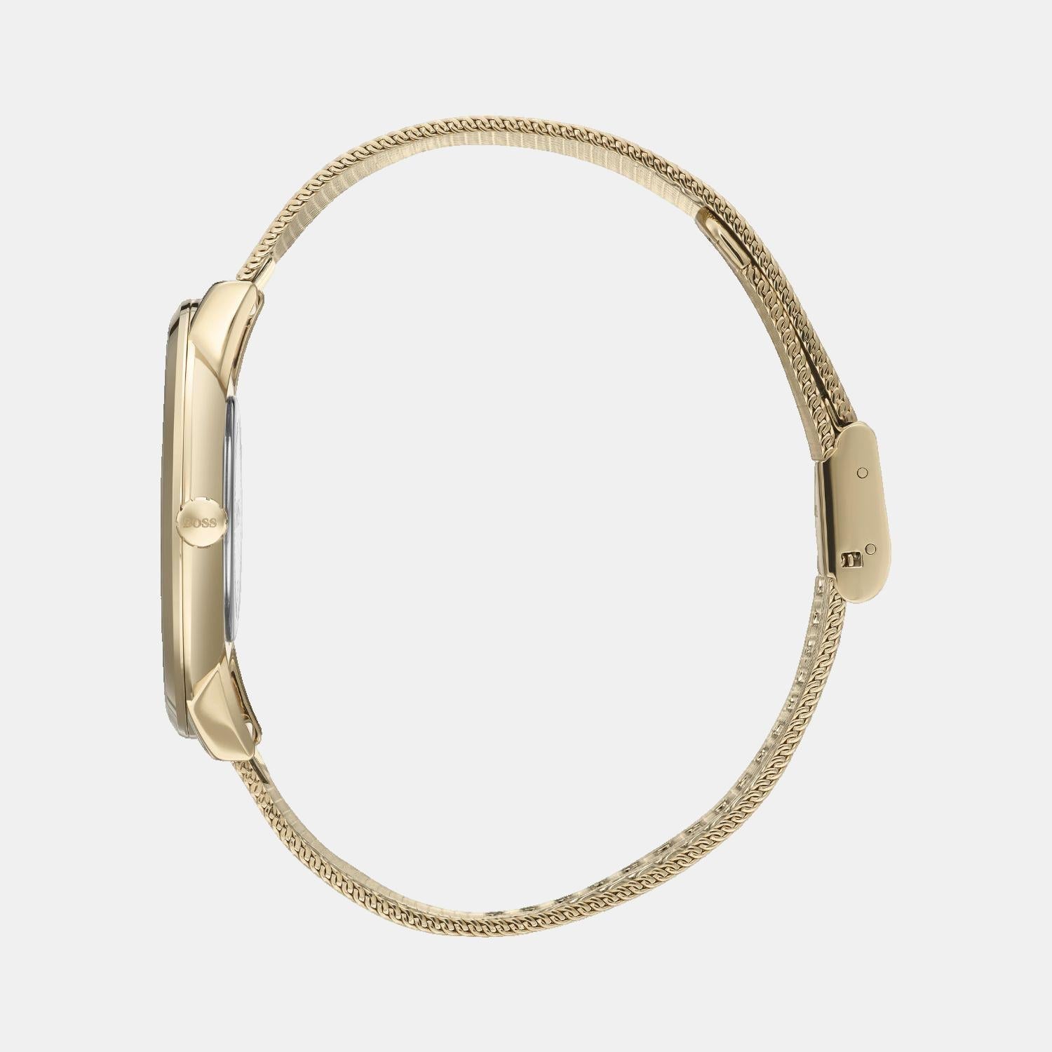 Horizon Men Quartz Black Dial Analog Stainless Steel Watch 1513735