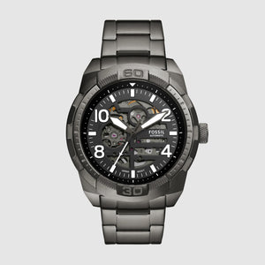Bronson Men Automatic Black Dial Analog Stainless Steel Watch ME3255