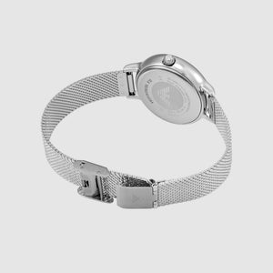 Cleo Women Quartz Silver Dial Analog Stainless Steel Watch AR11584