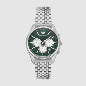 Antonio Men Quartz Green Dial Chronograph Stainless Steel Watch AR11581
