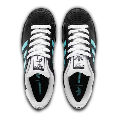 Drama Call x Adidas Superstar II Black Metrolink Blue