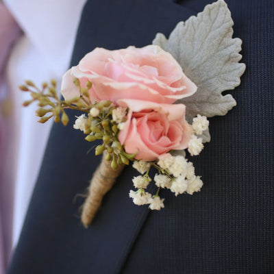 Soft Pink and Sage Green Wedding Flowers