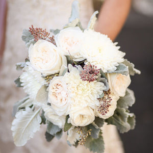 Soft Pink and Sage Green Wedding Flowers