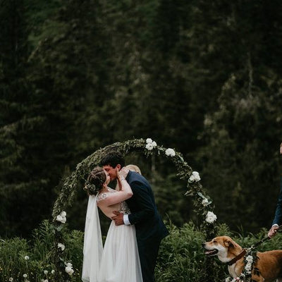 Bohemian Alaskan Wedding in the Mountains