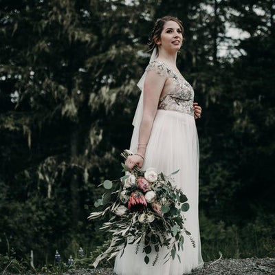 Bohemian Alaskan Wedding in the Mountains