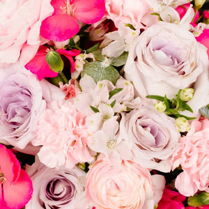 Dreamy Pink Garden Flower Bouquet