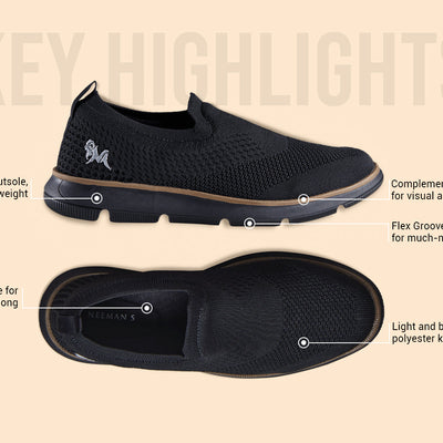 Dress Slip Ons : Black