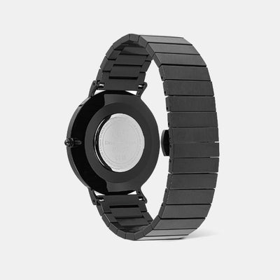 Classic Men Quartz Black Dial Analog Stainless Steel Watch DW00100778