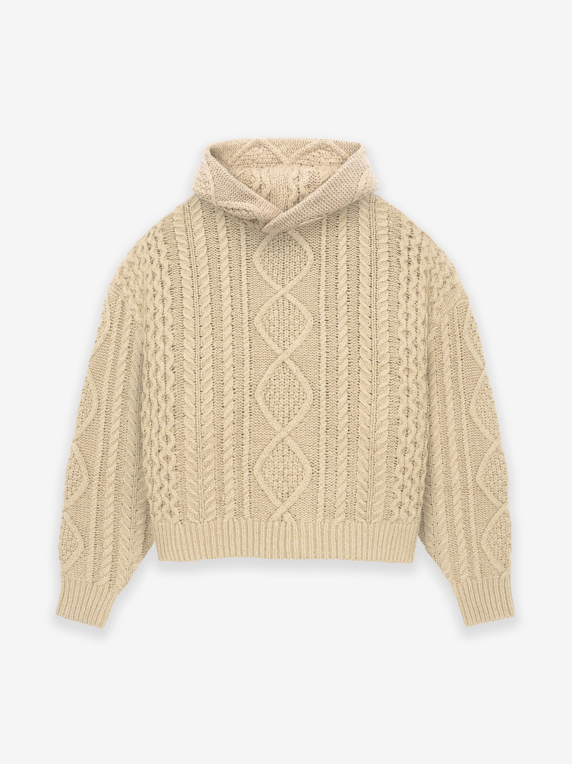Cable Knit Hoodie