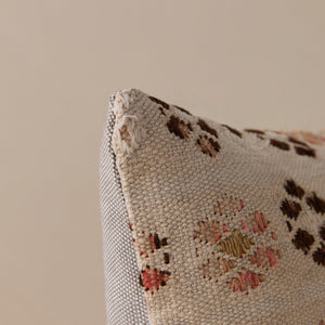 Vintage Lumbar Pillow No. 327, 12" x 20"