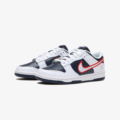 Nike | DUNK LOW PREMIUM  { WHITE/UNIVERSITY RED-OBSIDIAN-WOLF GREY