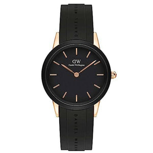 Iconic Link Motion Black & Rose Gold 32mm
