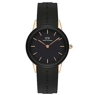 Iconic Link Motion Black & Rose Gold 32mm