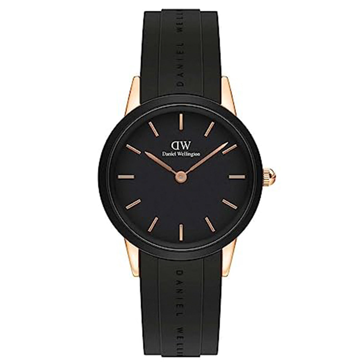 Iconic Link Motion Black & Rose Gold 32mm