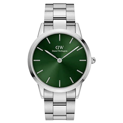 Iconic Link Emerald Green & Silver