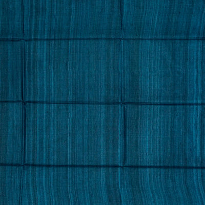 Taupe Handwoven Tussar Silk Saree With Printed Bird Motifs