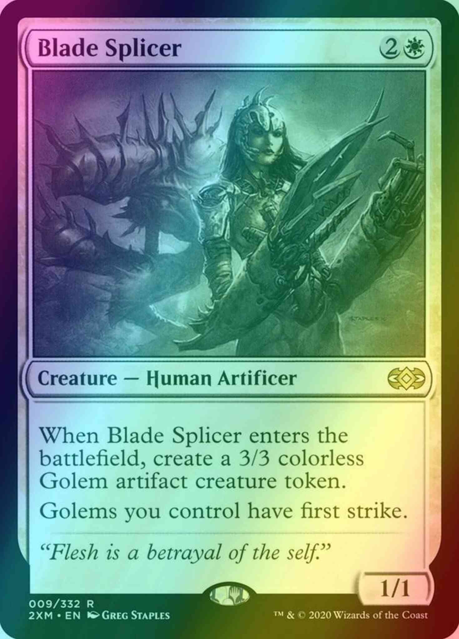 Blade Splicer [9] [Double Masters] [Foil]