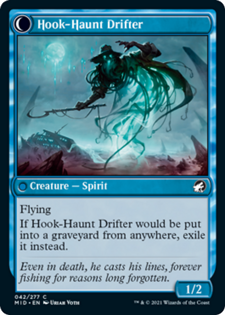 Baithook Angler // Hook-Haunt Drifter [42] [Innistrad: Midnight Hunt] [Non-Foil]