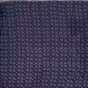 Violet Woven Jaipur Cotton Saree Printed With Floral  Motifs