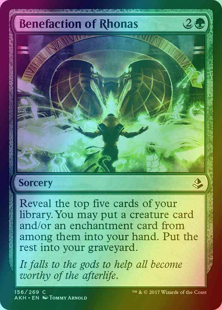 Benefaction of Rhonas [156] [Amonkhet] [Foil]