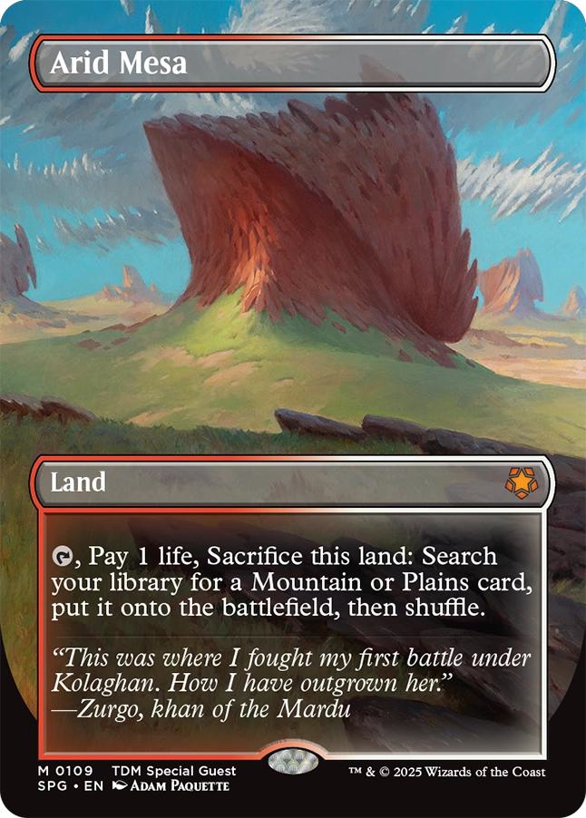 Arid Mesa [109] [Borderless] [Special Guests] [Non-Foil]