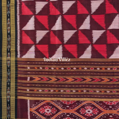 Multicolored  Odisha Handloom Khandua Silk Saree